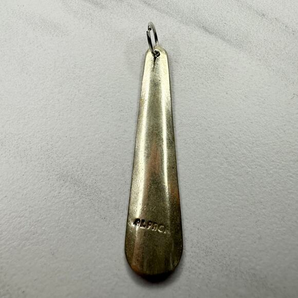 Vintage Alpaca Silver Tone Upcycled Pendant - Picture 6 of 9